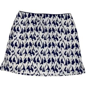 Vineyard Vines Blue Fairway Parrot Bird Skort